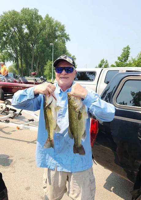 Largemouth bass in Wisconsin