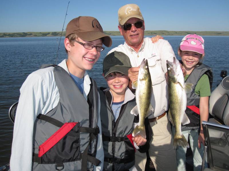 Walleye in Lake Oahe