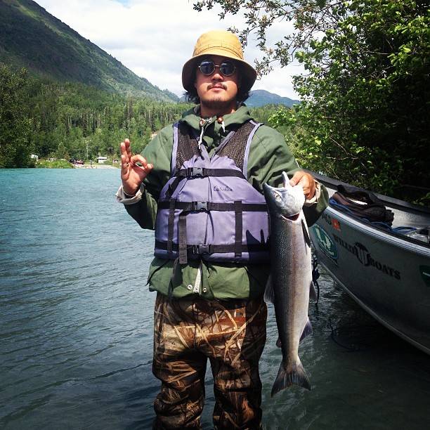Sockeye salmon in Seward