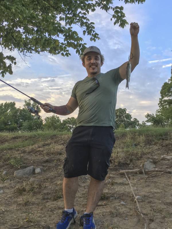 White bass in Evening Shade