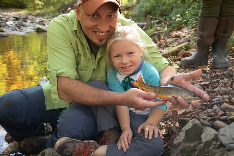 Brook trout in Elkins