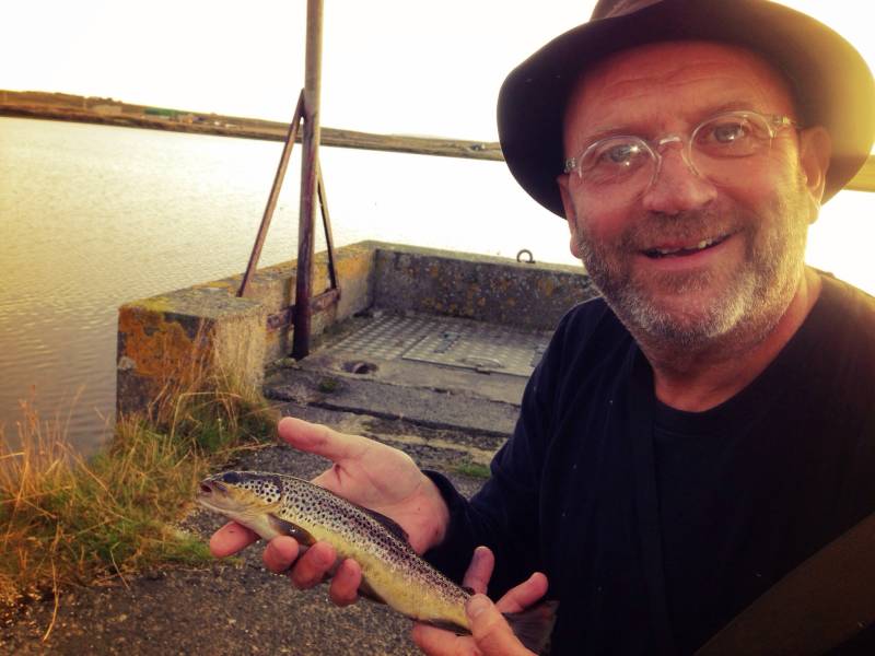 Brown trout in Alaska