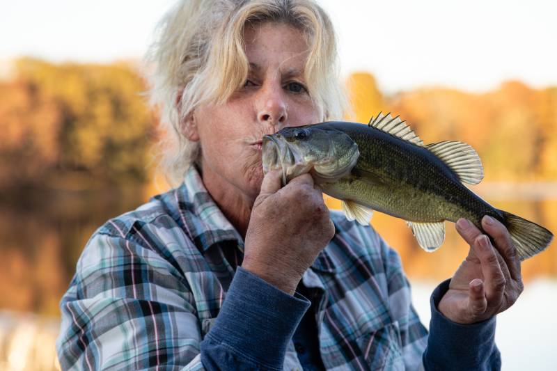 Largemouth bass in Ellendale