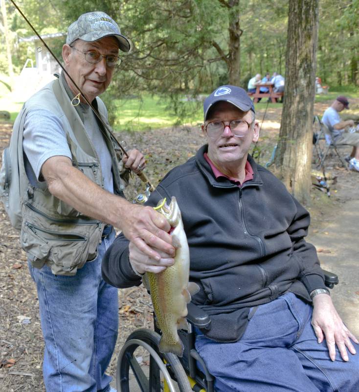 Rainbow trout in Mount Carmel