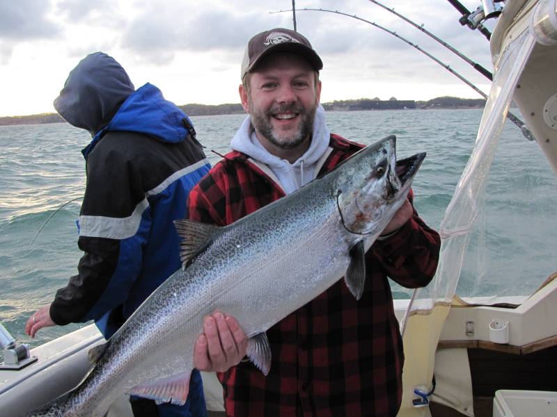 King salmon in Watervliet