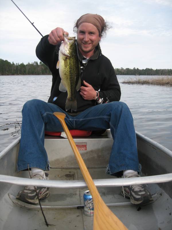 Largemouth bass in Wisconsin