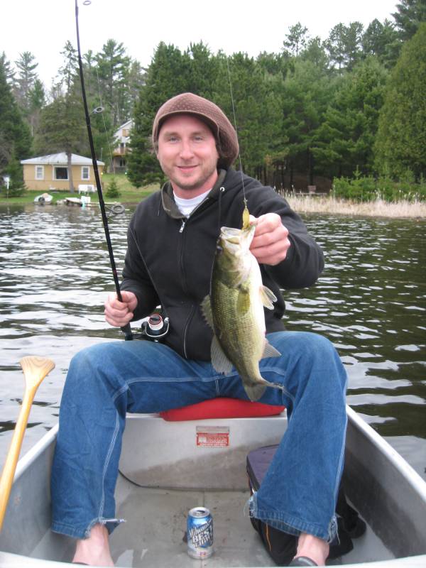 Largemouth bass in Wisconsin