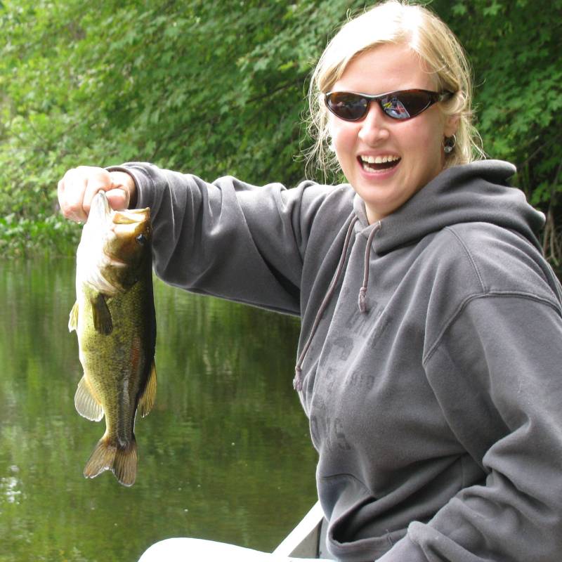 Largemouth bass in Ionia