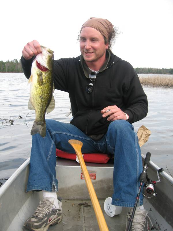 Largemouth bass in Wisconsin