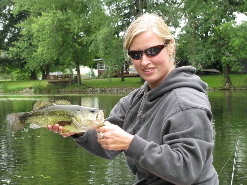 Largemouth bass in Ionia