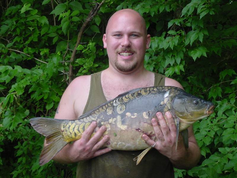 Mirror carp in Jamestown