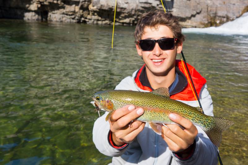 Rainbow trout in Lincoln County