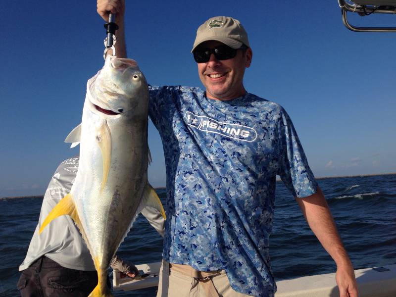 Crevalle jack in Port Lavaca