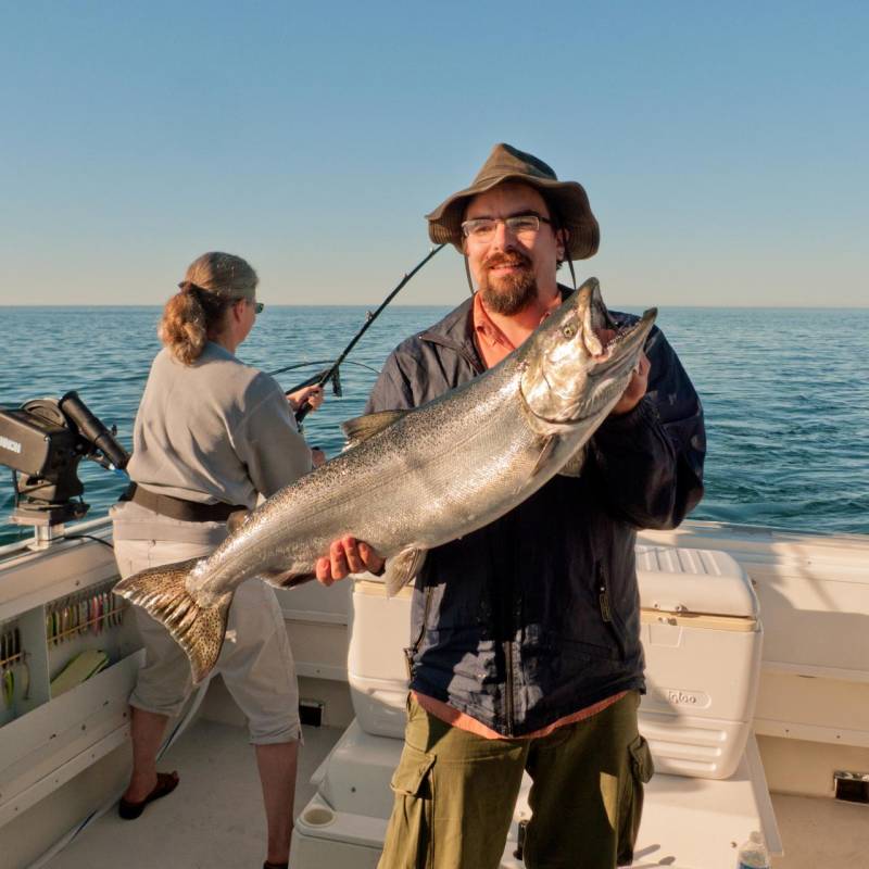 King salmon in Wisconsin