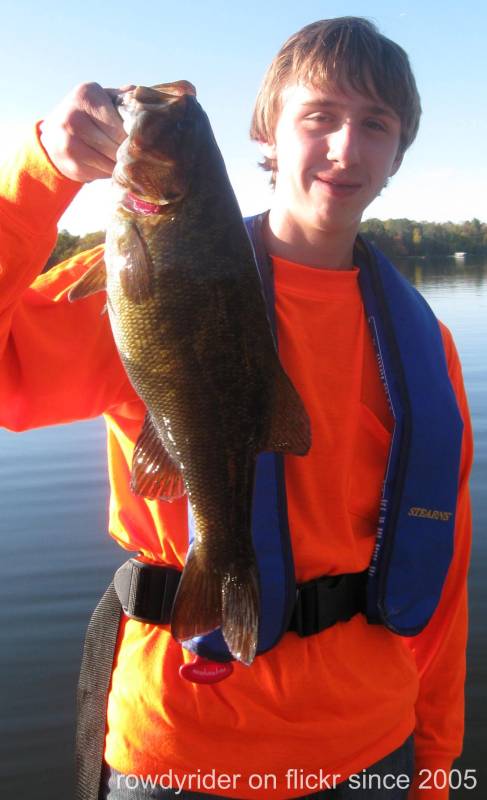 Smallmouth bass in Douglas County