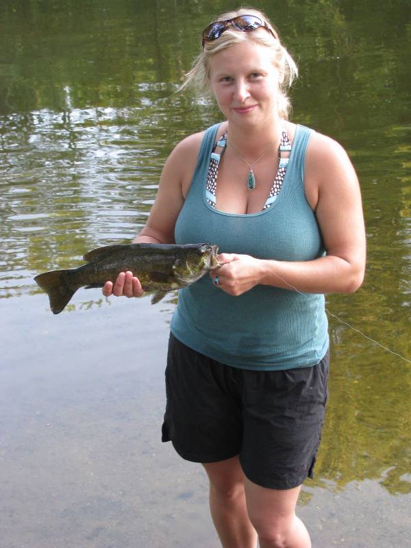 Smallmouth bass in Grand Rapids