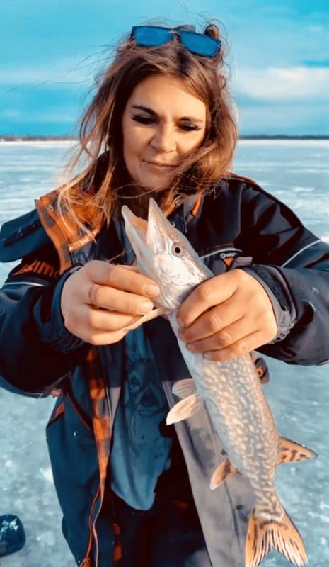 Northern pike in Upper Red Lake
