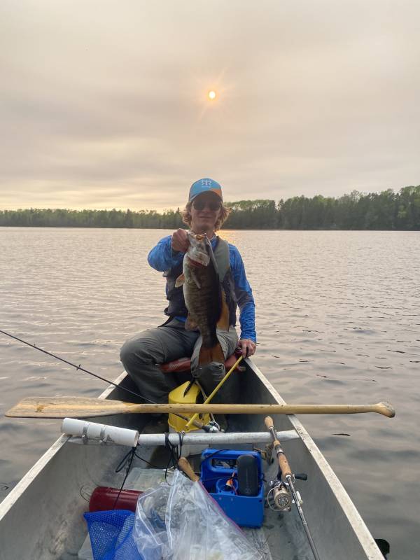 Smallmouth bass in Ely