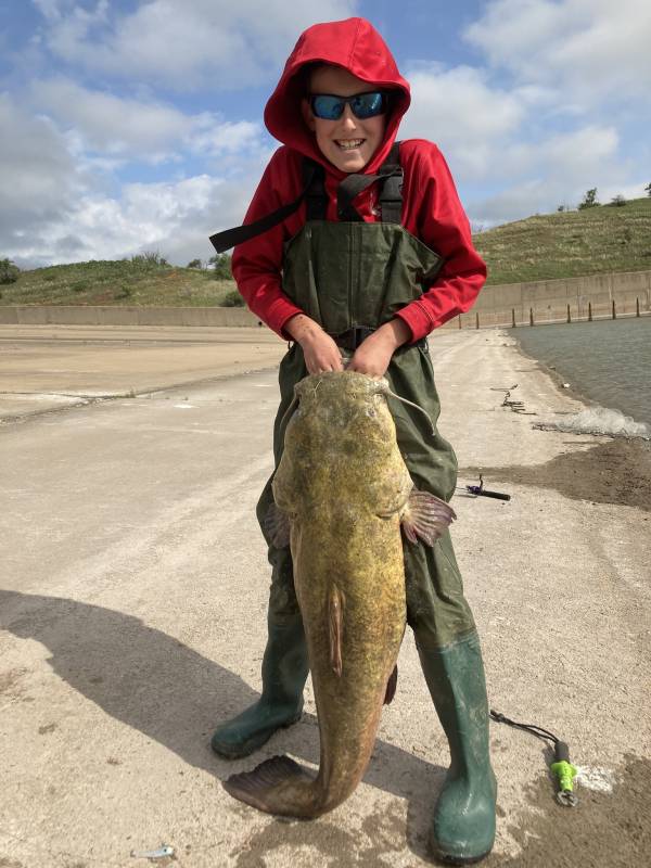 Flathead catfish in Oklahoma