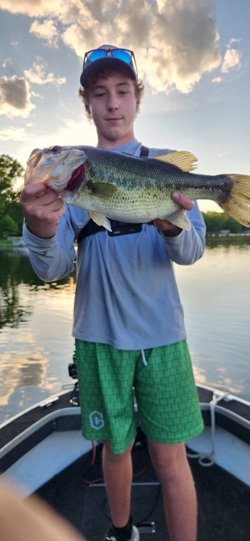 Largemouth bass in Lake Saint Croix Beach