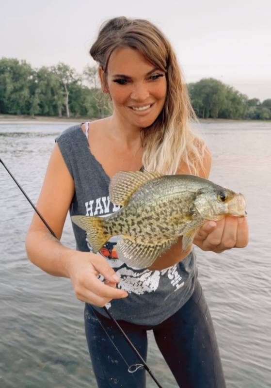 Black crappie in White Bear Lake