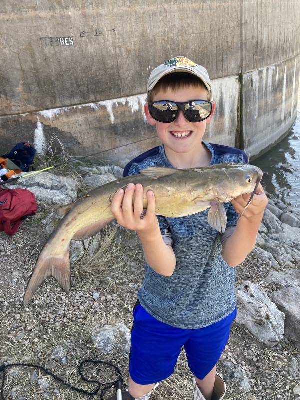Channel catfish in Oklahoma