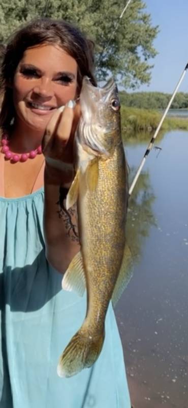 Walleye in Saint Croix River