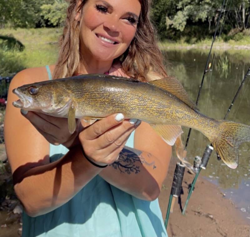 Walleye in Saint Croix River