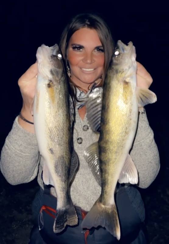 Sauger, Walleye in Oakdale