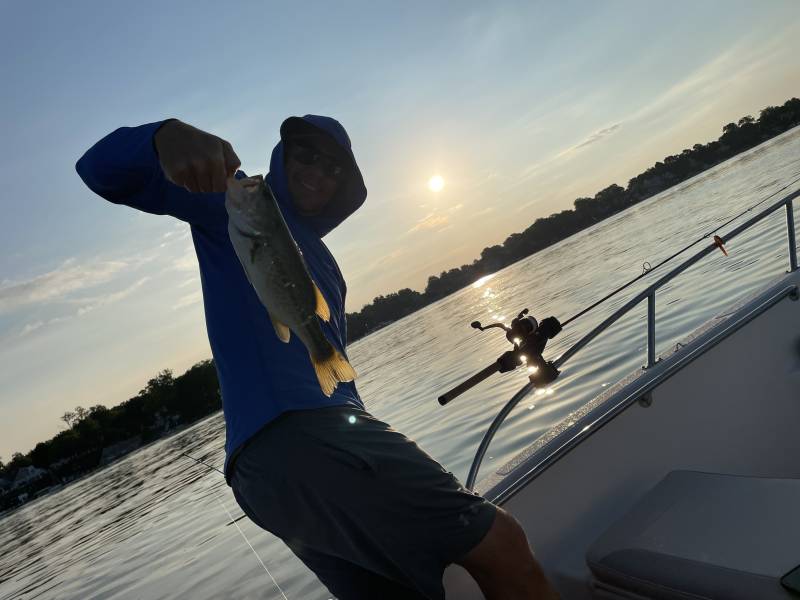 Largemouth bass in Indiana